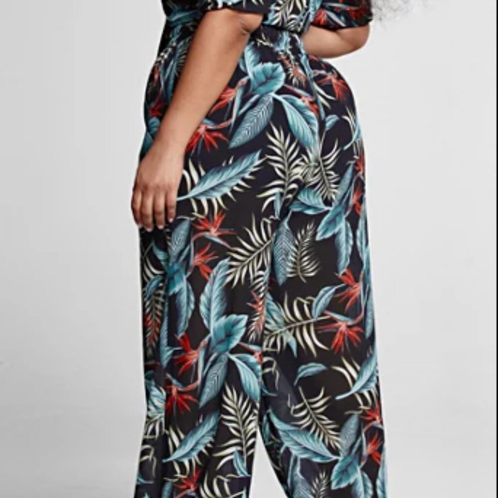 #6❤️ NEW FASHION TO FIGURE MONIQUE TROPICAL PRINT JOGGE - Picture 3 of 6